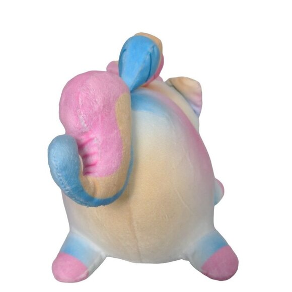 Cat Unicorn Pastel Tie Dyed Multicolored Soft Plush Stuffed Animal 11.5" - Picture 3 of 5